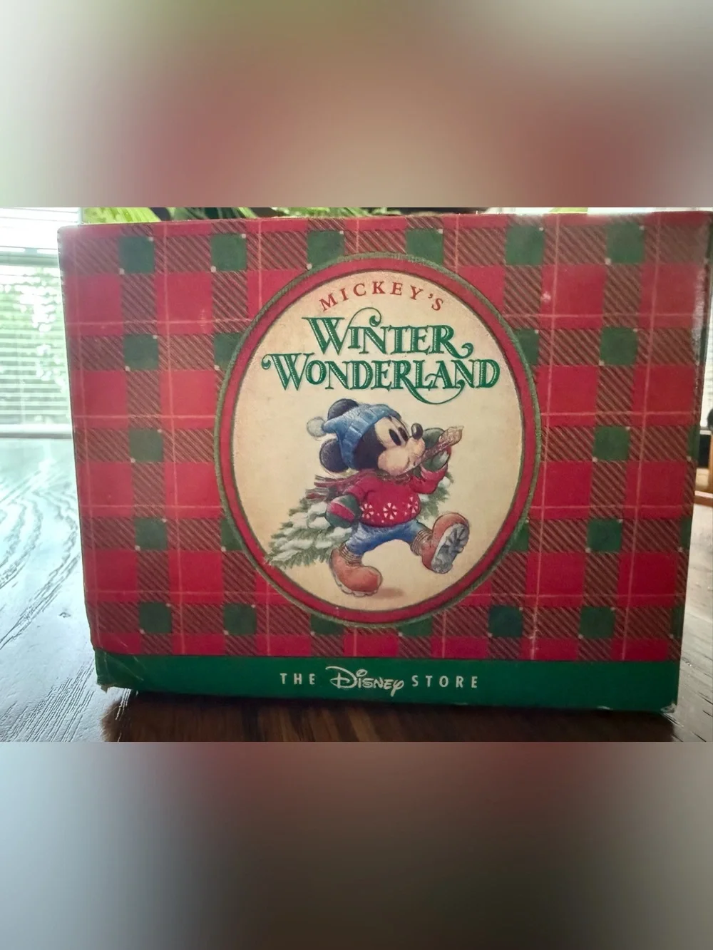 Vintage 1996 Mickey's Winter Wonderland Ceramic Coffee Mug